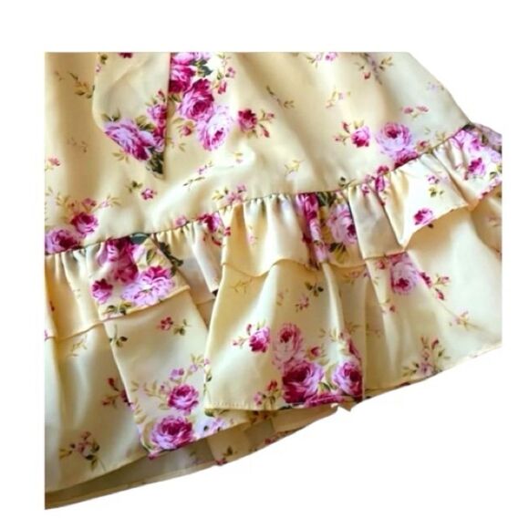 Likely Yellow Floral Mini Quinn Puff Sleeve Dress in Sundance Size 6 NWT - Picture 12 of 16